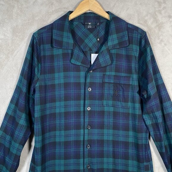 Onepiece Norwegian The Checked Pyjamas Unisex Small Green Tartan Plaid Jumpsuit - Picture 6 of 16